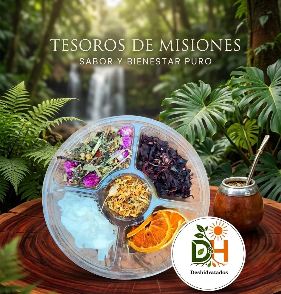 RUELTA MATERA: CONTIENE: FLOR DE HIBUSCUS, COCO RALLADO, CANELA, MATE COMPLETO, CALÉNDULA.