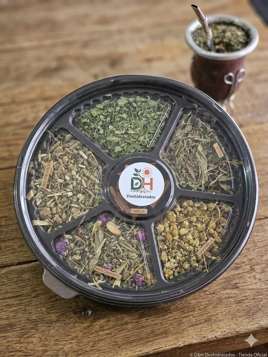 RUELTAS MATERAS: CONTIENE: MORINGA, CANELA, MALVA BLANCA, MATE COMPLETO, MANZANILLA, STEVIA.