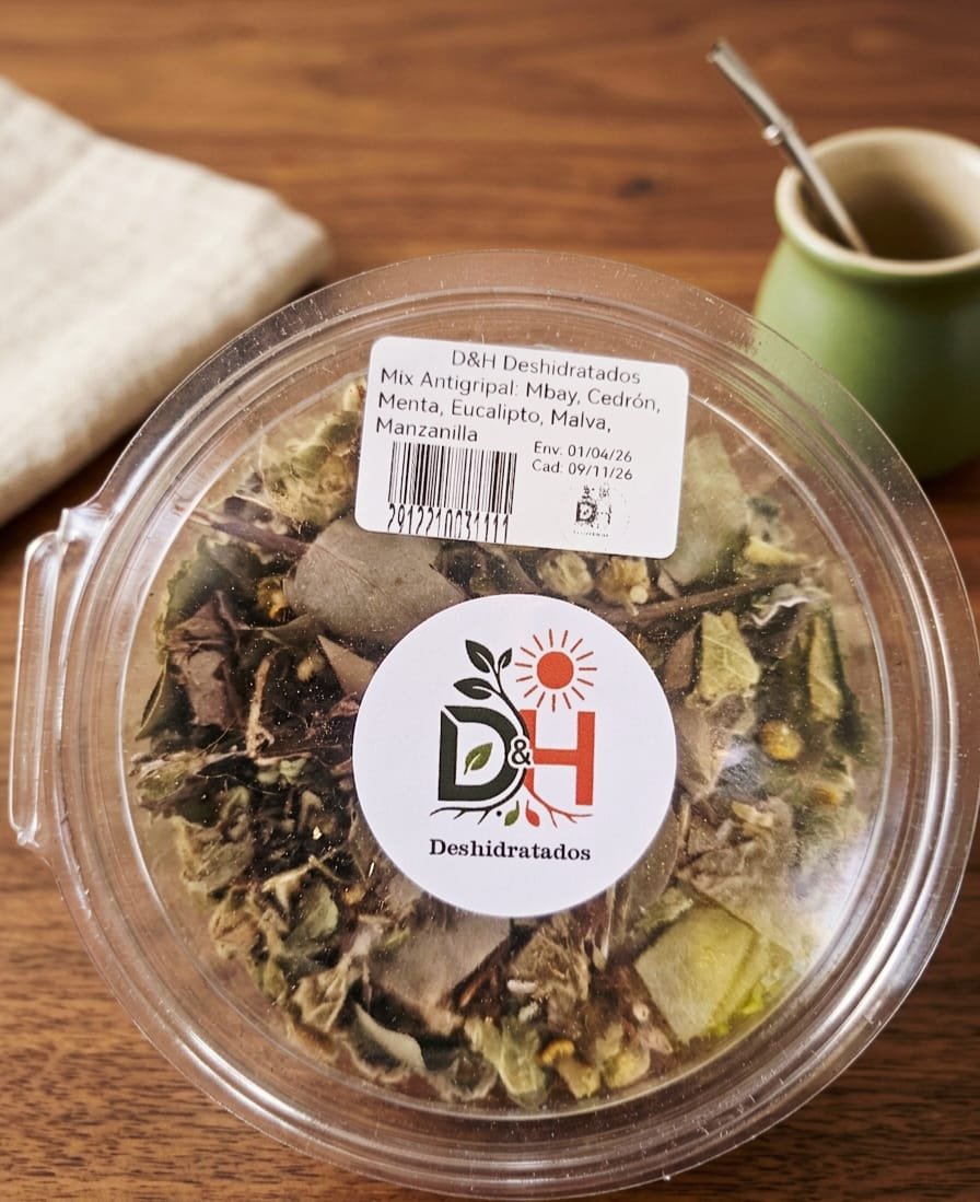 MIX ANTIGRIPAL: CONTINE MBAY, CEDRÓN, MENTA, EUCALIPTO, MALVA, MANZANILL.